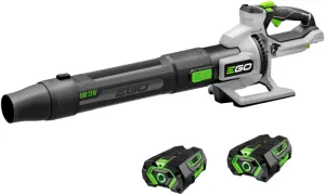 EGO POWER  Leaf Blower, Cordless Electric 880 CFM, Includes (2) 56V 4.0Ah Batteries and Charger - LB8803-2