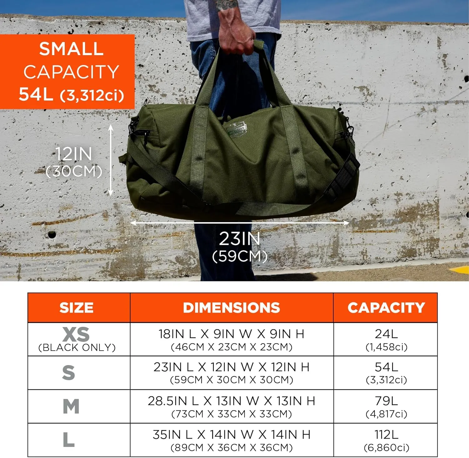 Ergodyne Gear Duffel Bag-Polyester