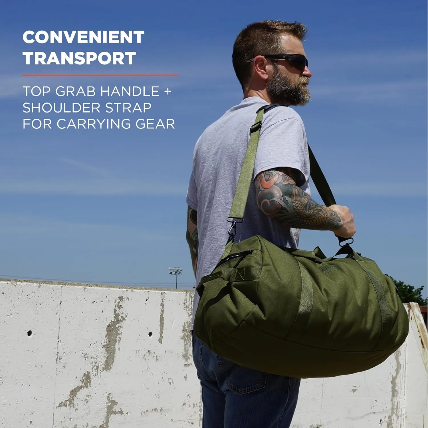 Ergodyne Gear Duffel Bag-Polyester