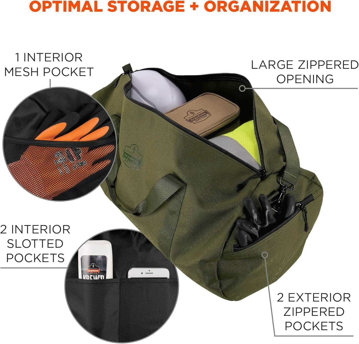 Ergodyne Gear Duffel Bag-Polyester