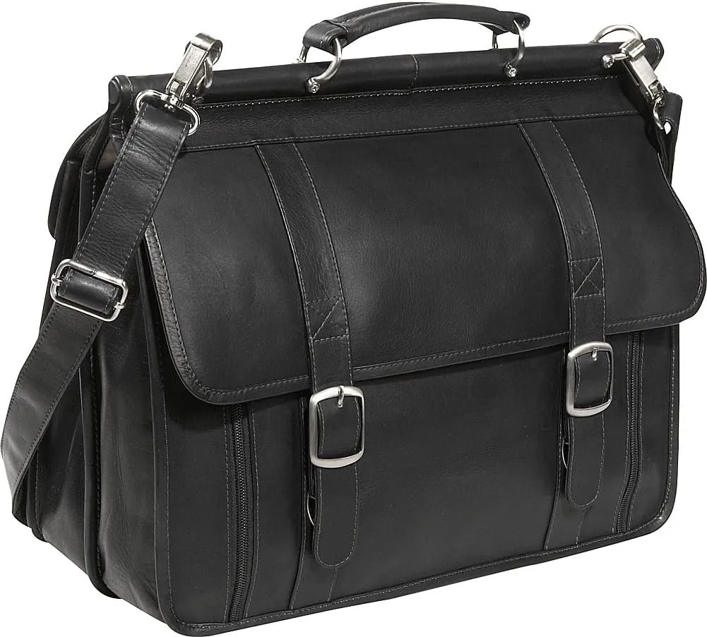 European Briefcase, Black, One Size