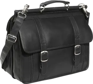 European Briefcase, Black, One Size