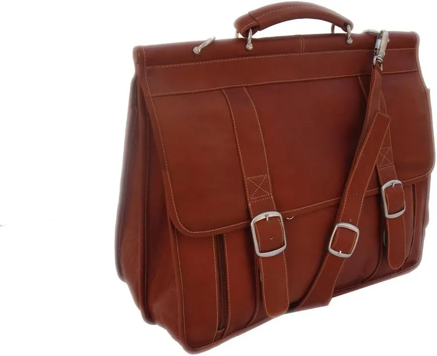 European Briefcase, Saddle, One Size