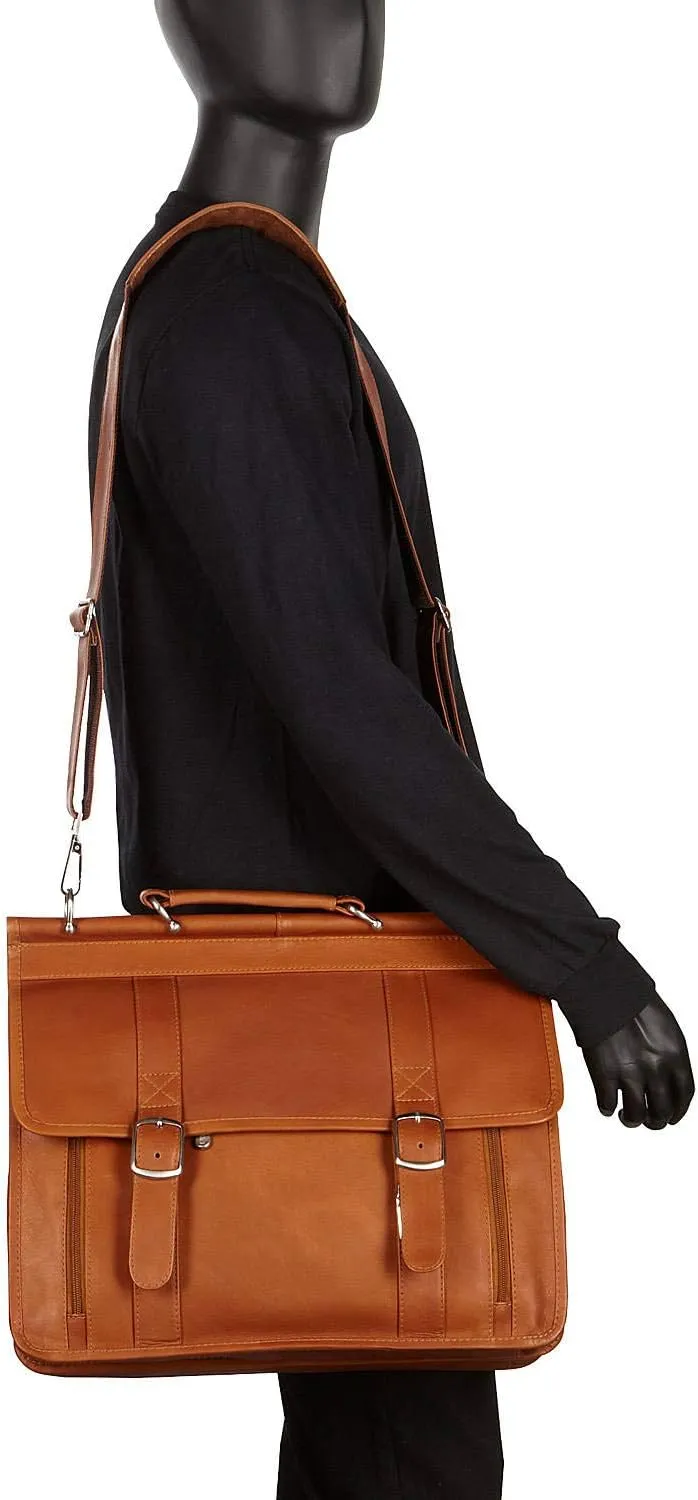 European Briefcase, Saddle, One Size