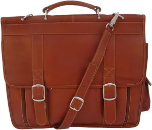 European Briefcase, Saddle, One Size