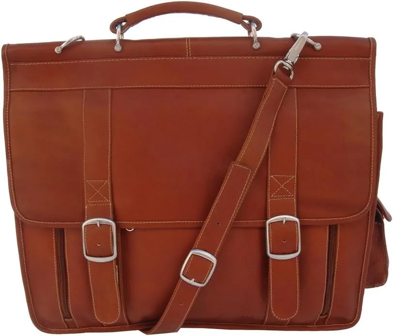 European Briefcase, Saddle, One Size