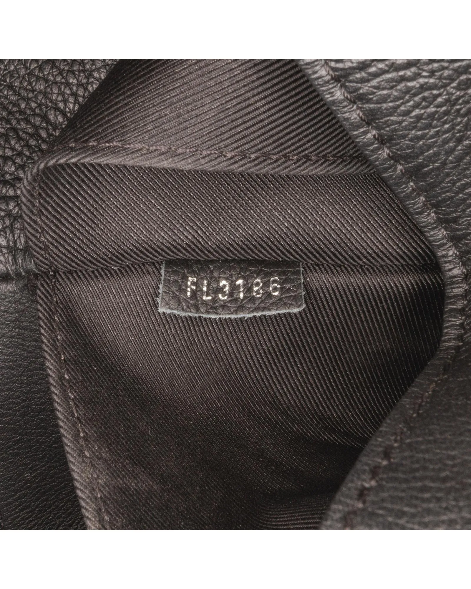 EyeLet Grey Leather Handbag