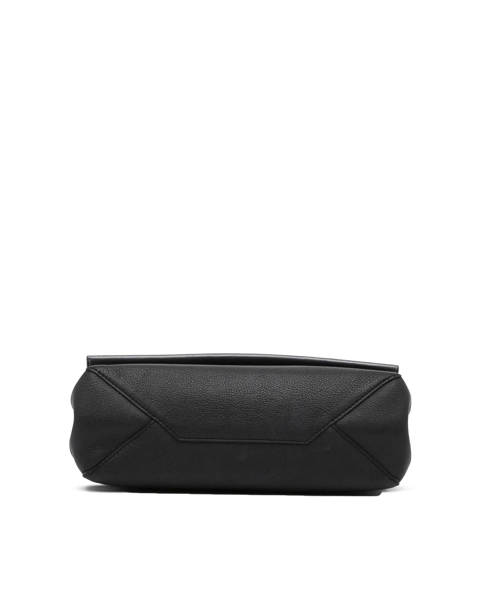 EyeLet Grey Leather Handbag