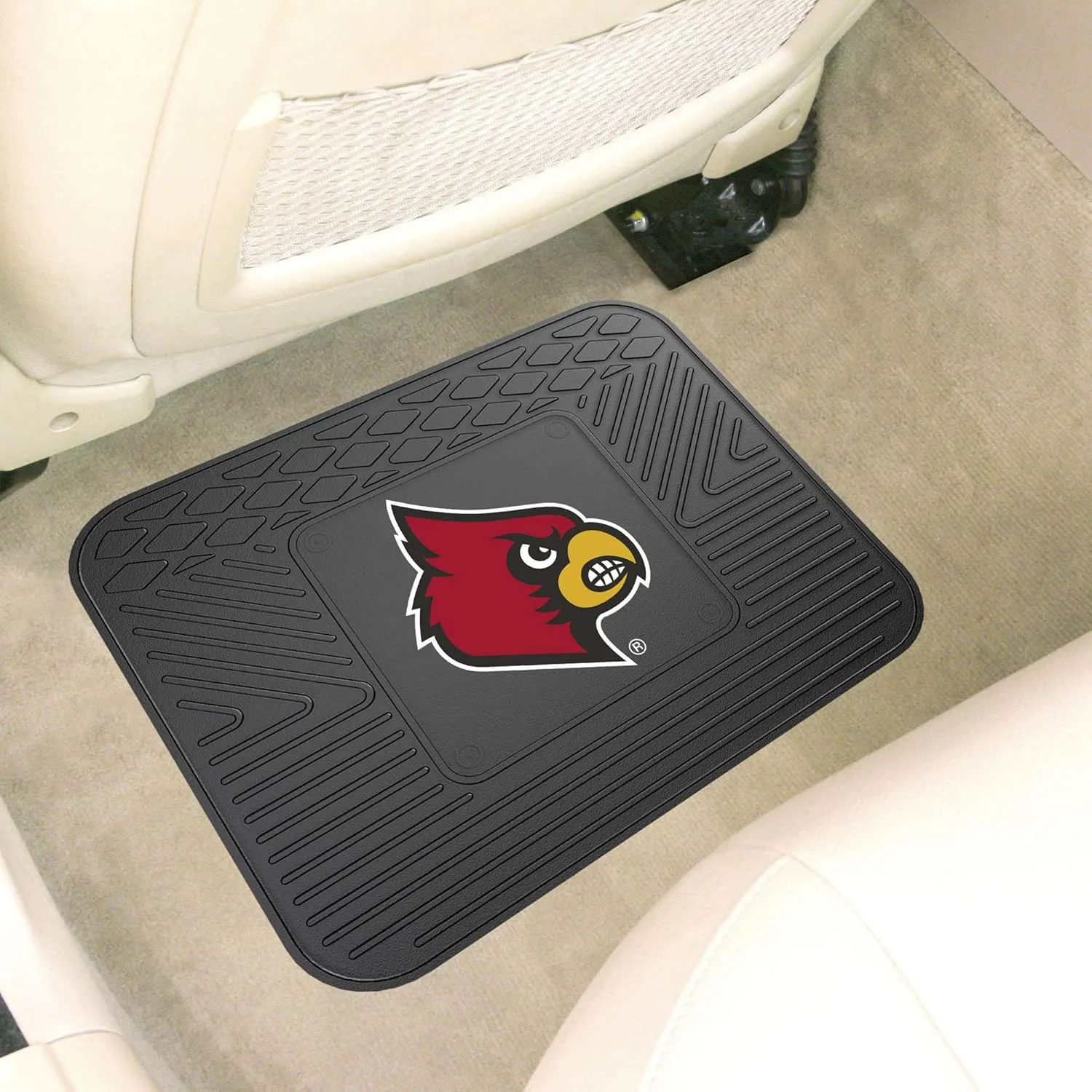 FANMATS - 10069 NCAA University of Louisville Cardinals Vinyl Utility Mat 14"x17"