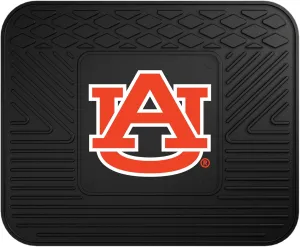 FANMATS 10085 Auburn Tigers Back Row Utility Car Mat - 1 Piece - 14in. x 17in., All Weather Protection, Universal Fit, Molded Team Logo