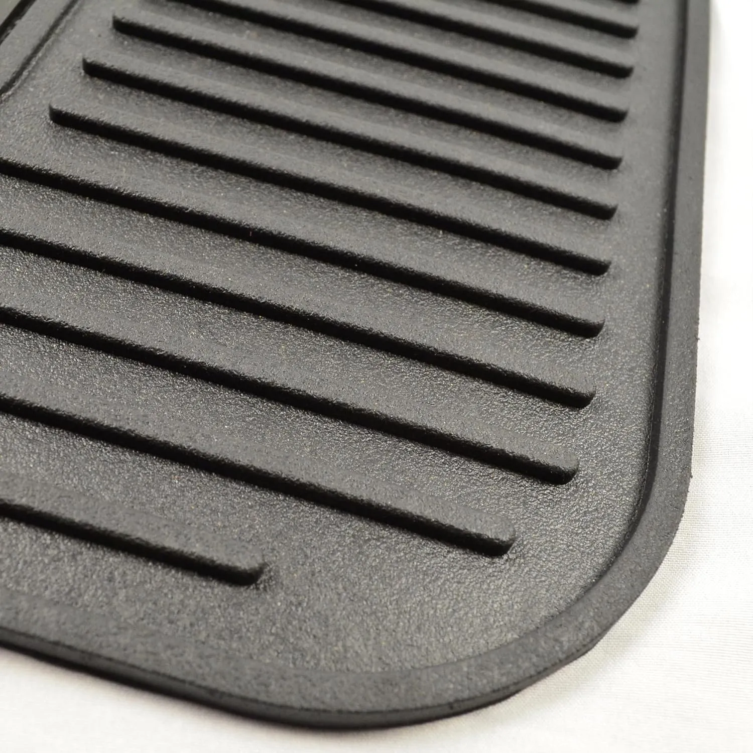 FANMATS 12098 Duke Blue Devils Back Row Utility Car Mat - 1 Piece - 14in. x 17in., All Weather Protection, Universal Fit, Molded Team Logo, Black