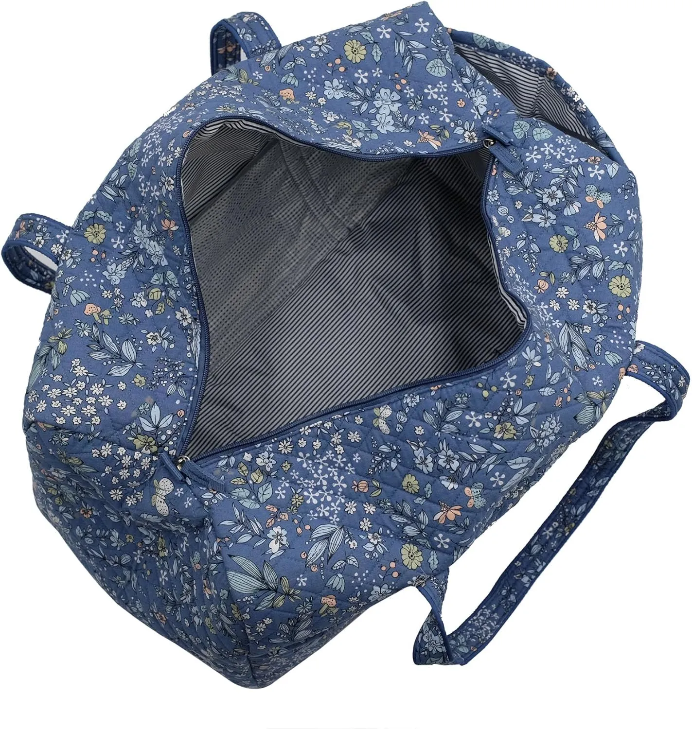 Fashionable Quilted Duffel bag (Blue)