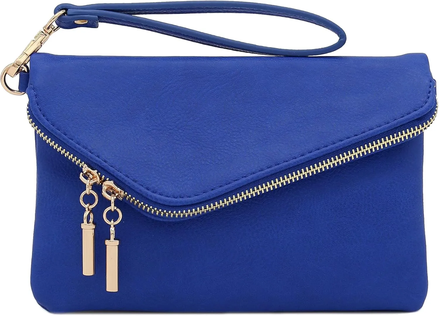 FashionPuzzle Envelope Wristlet Clutch Crossbody Bag with Chain Strap