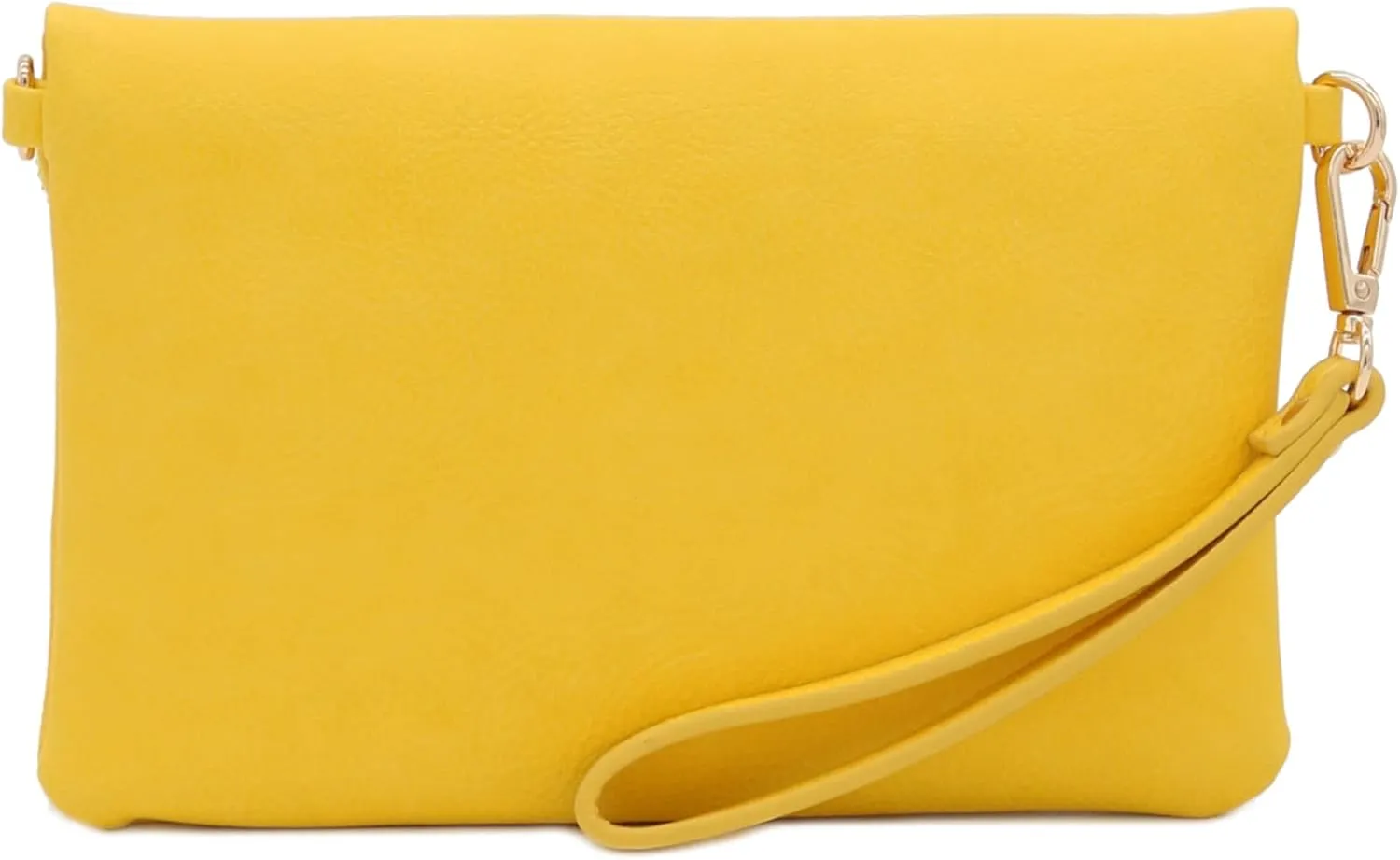 FashionPuzzle Envelope Wristlet Clutch Crossbody Bag with Chain Strap