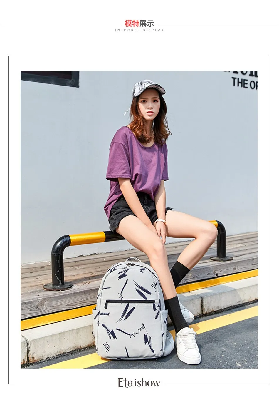 Fashıon Canvas Backpack