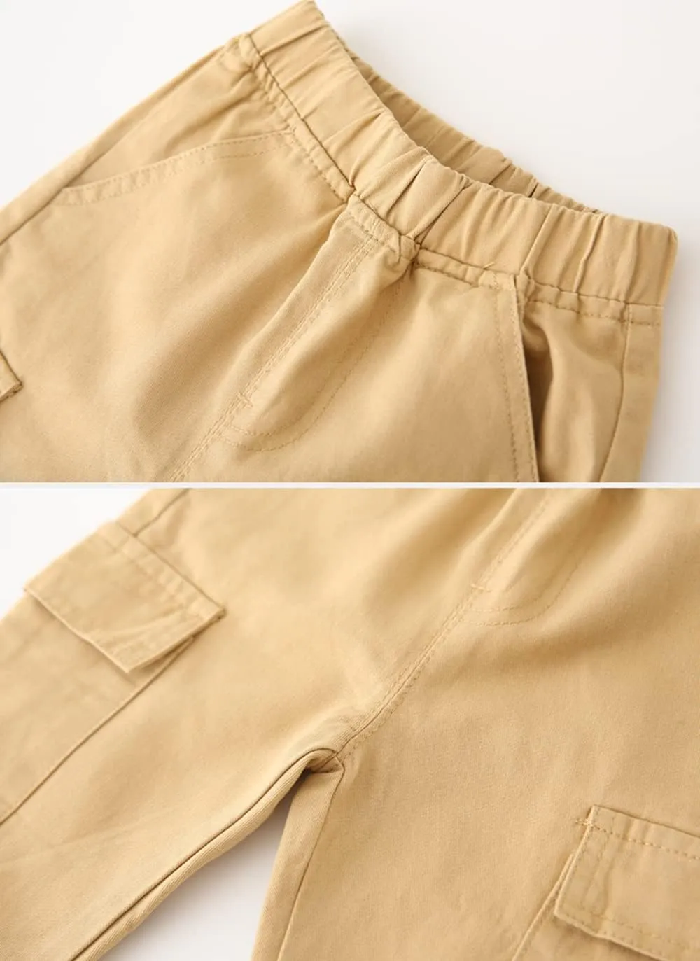 Feidoog Toddler Baby Boys 2/3 Pack Sweatpants Solid Cotton Elastic Waist Trousers Active Jogger Pants