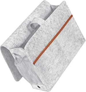Felt Storage Bag Dormitory Supplies Pockets Bedside Organizer Couch Armrest Over Sofa Arm Sofa Couch under Travel Accessories Felt Hanging Bag Bunk Bed Portable Student