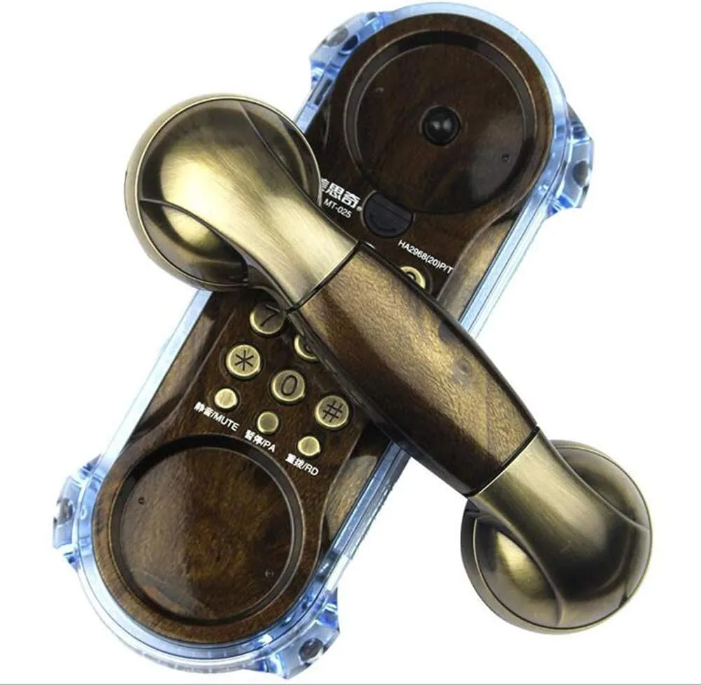 Fixed Wired Telephone Retro landline Home Wall-Mounted Single Antique Small