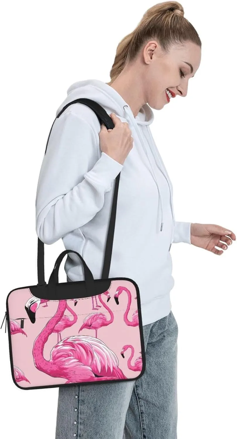 Flaming Printed Laptop Tote Bag, Laptop Tote Bag, Travel Bag, Business Computer Bag, Work Bag for Men and Women