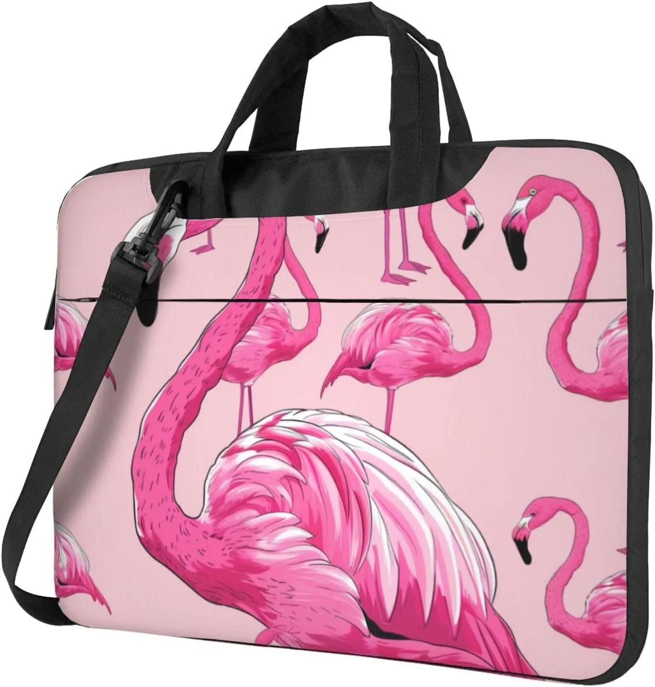 Flaming Printed Laptop Tote Bag, Laptop Tote Bag, Travel Bag, Business Computer Bag, Work Bag for Men and Women
