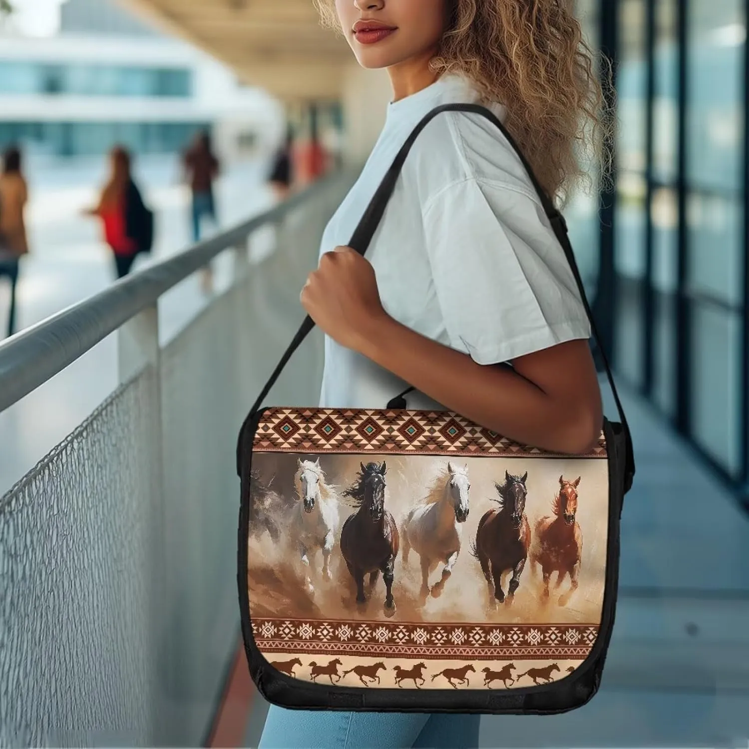 Flap Crossbody Bag for Women, Soft Flapover Cross Body Shoulder Bag Top Handle Wallet RFID Blocking Pocket Laptop Handbag