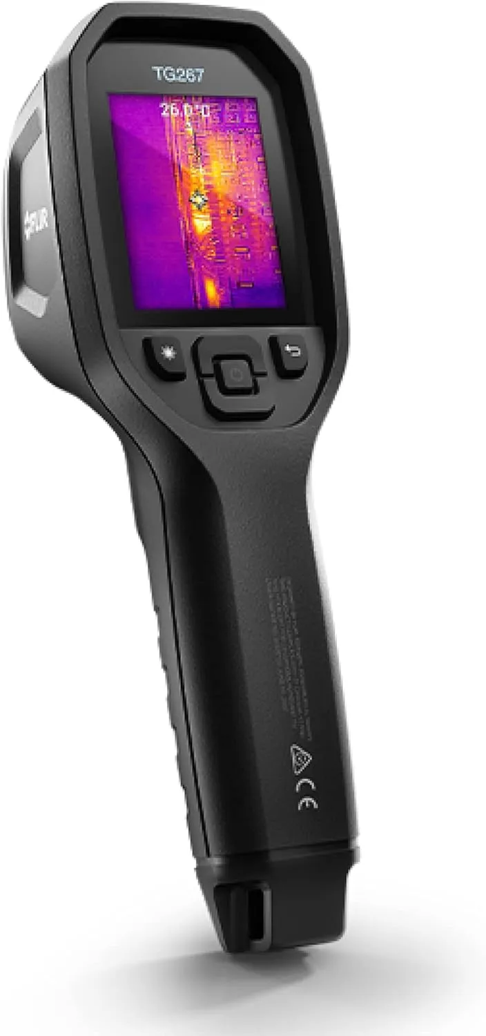 FLIR TG267 Thermal Camera & Klein Tools ET140 Pinless Moisture Meter for Non-Destructive Moisture Detection in Drywall, Wood, and Masonry; Detects up to 3/4-Inch Below Surface