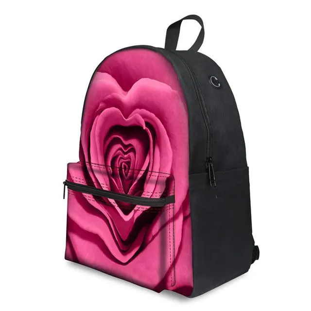 Flower Floral - Middle School Bag