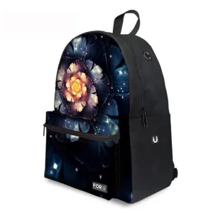 Flower Floral - Middle School Bag
