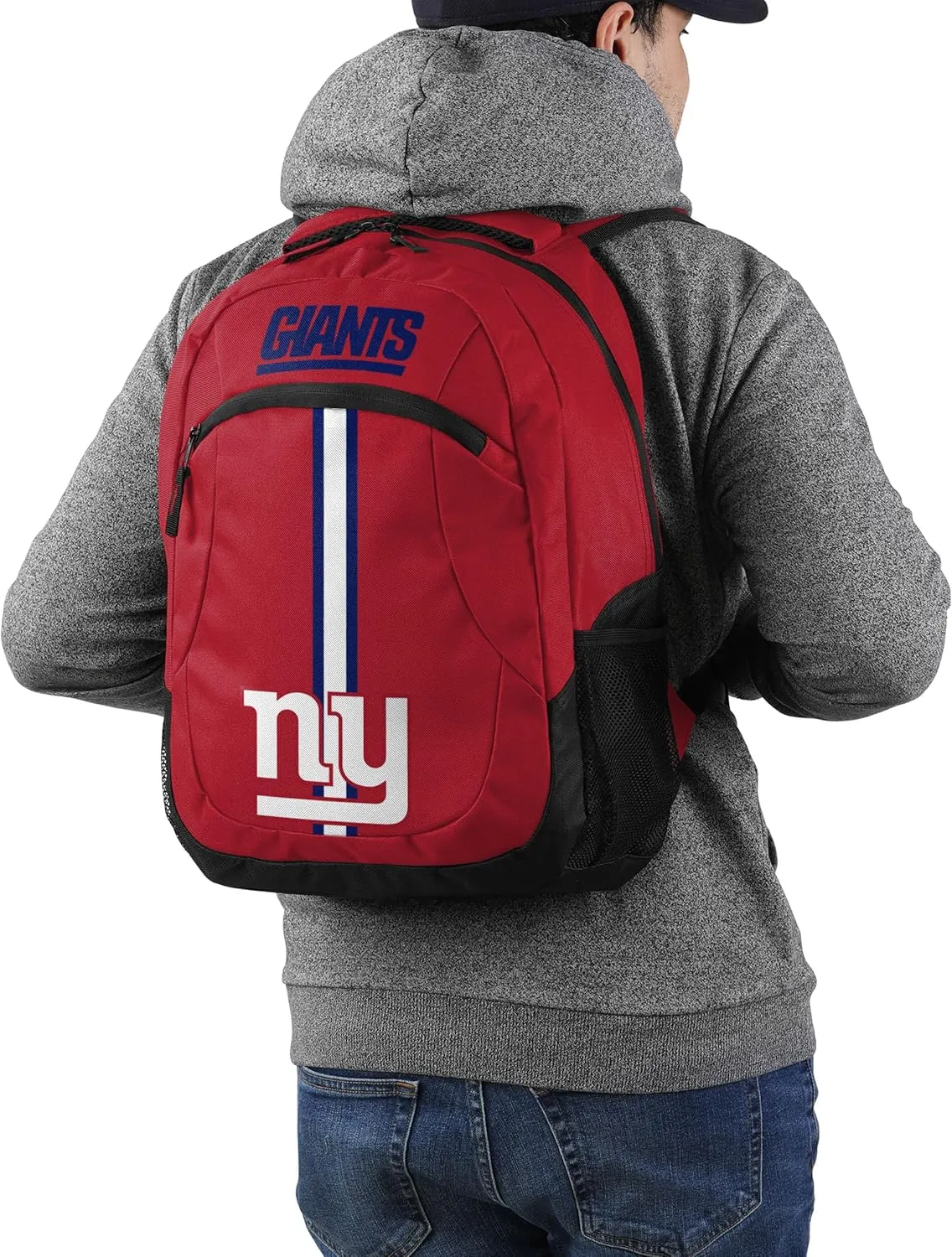 FOCO New York Giants NFL Alternate Color Action Backpack - Red