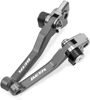 for BETA RR 250 300 350 390 400 430 450 480 498 2T 4T 2013-2022 Motocross Dirt Bike CNC Aluminum Brake Clutch Levers Foldable Lever Motorcycle Pivot Lever Motorcycle Hand Levers(G)