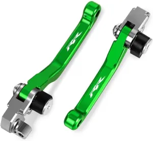 for BETA RR 4T 2008 2009 2010 2011 Motocross Dirt Bike CNC Aluminum Brake Clutch Levers Foldable Lever Motorcycle Pivot Lever Motorcycle Hand Levers(Green)