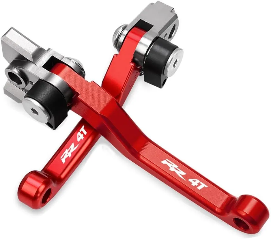 for BETA RR RS 4T 2012 2013 2014 2015 2016 2017 2018 Motocross Dirt Bike CNC Aluminum Brake Clutch Levers Foldable Lever Motorcycle Pivot Lever Motorcycle Hand Levers(Red)