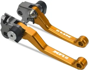 for Hon&da XR400 1996 1997 1998 1999 2000 2001 2002 2003 2004 Motocross Dirt Bike CNC Aluminum Brake Clutch Levers Foldable Lever Motorcycle Pivot Lever Lever (Color : Gold)