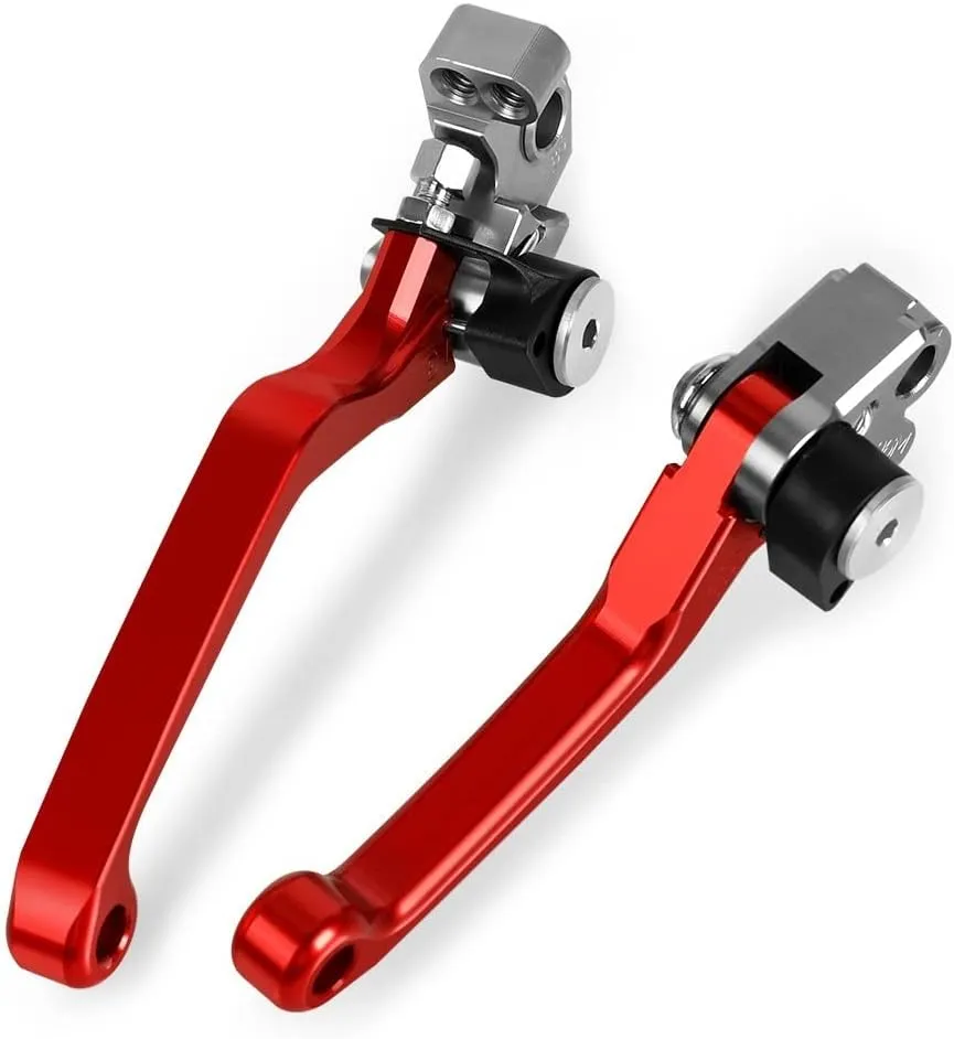 for Hon&da XR400 Motard 2005-2008 2007 Motocross Dirt Bike CNC Aluminum Brake Clutch Levers Foldable Lever Motorcycle Pivot Lever Lever (Color : Green)