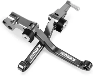 for Suzuki 250SB 2002 2003 2004 2005 2006 Motocross Dirt Bike CNC Aluminum Brake Clutch Levers Foldable Lever Motorcycle Pivot Lever Lever Handle(G)