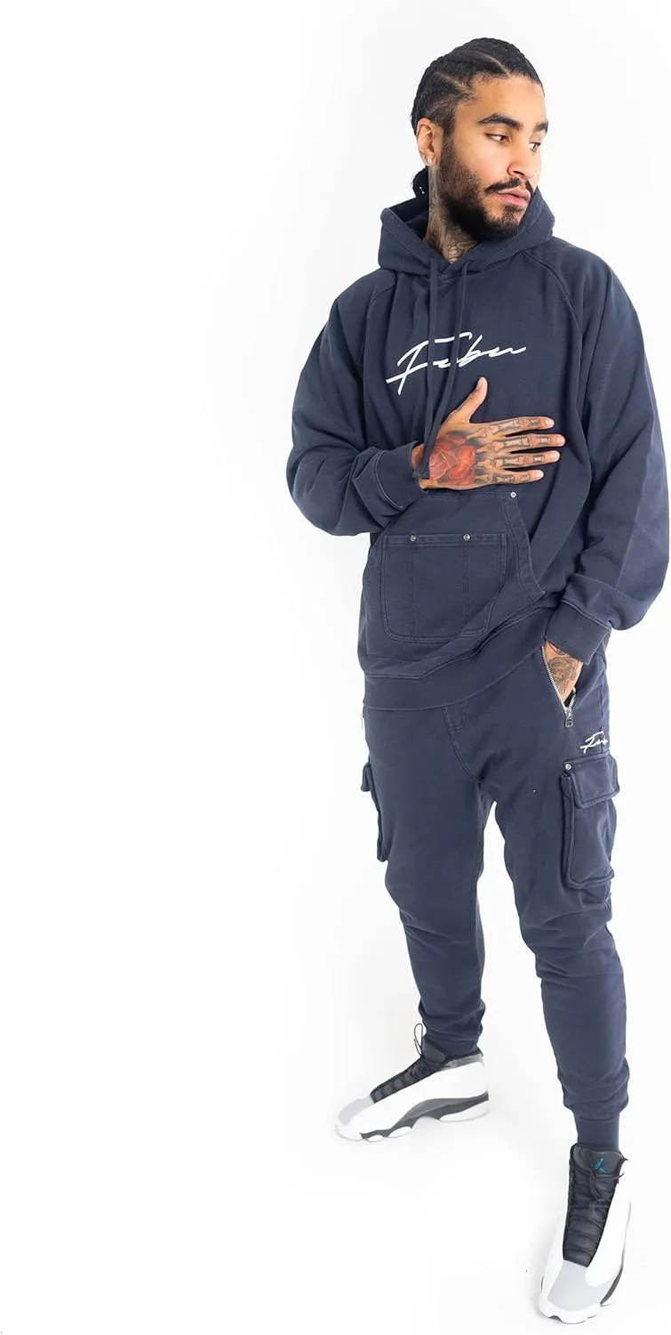 Fubu Men's Signature Washed Utility Jogger