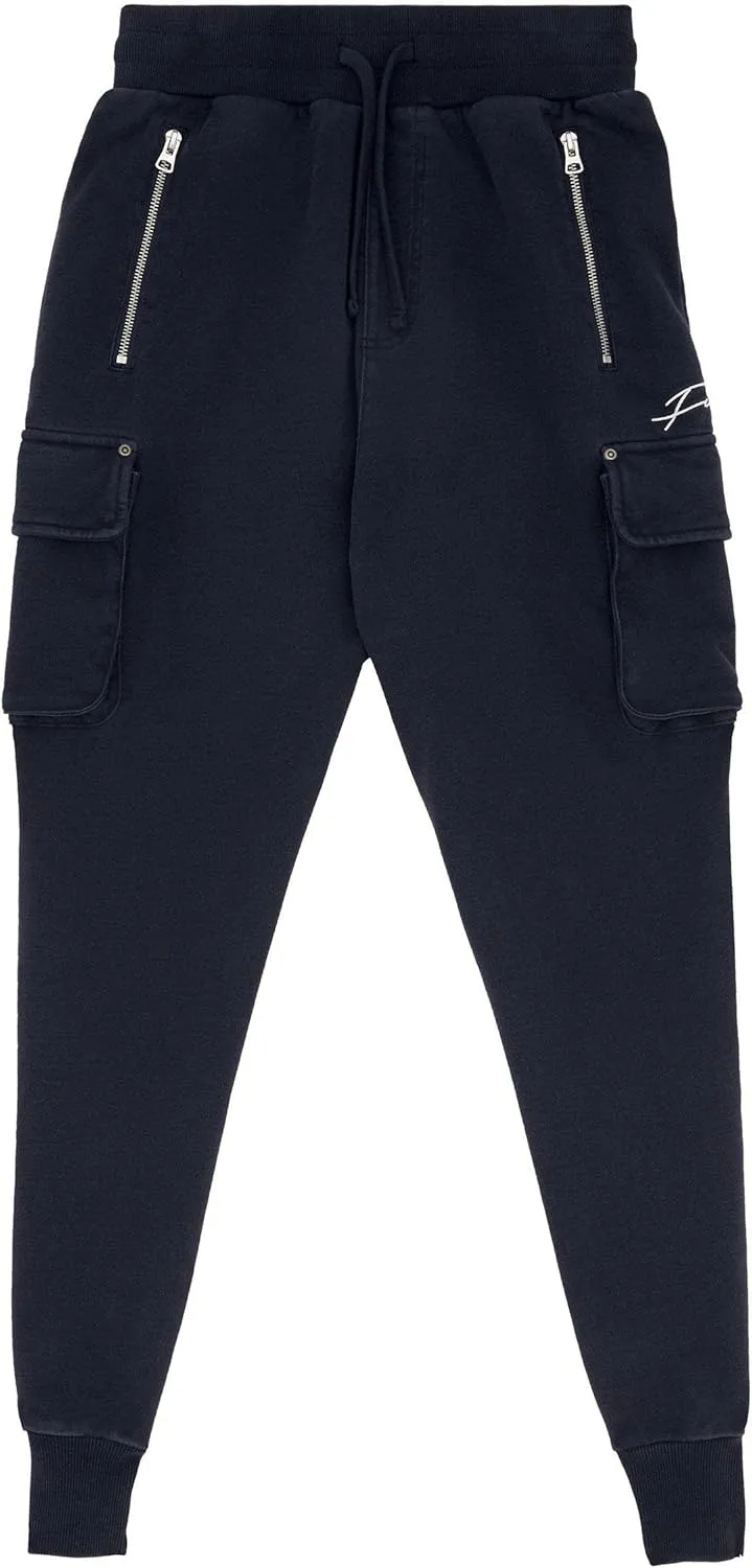 Fubu Men's Signature Washed Utility Jogger