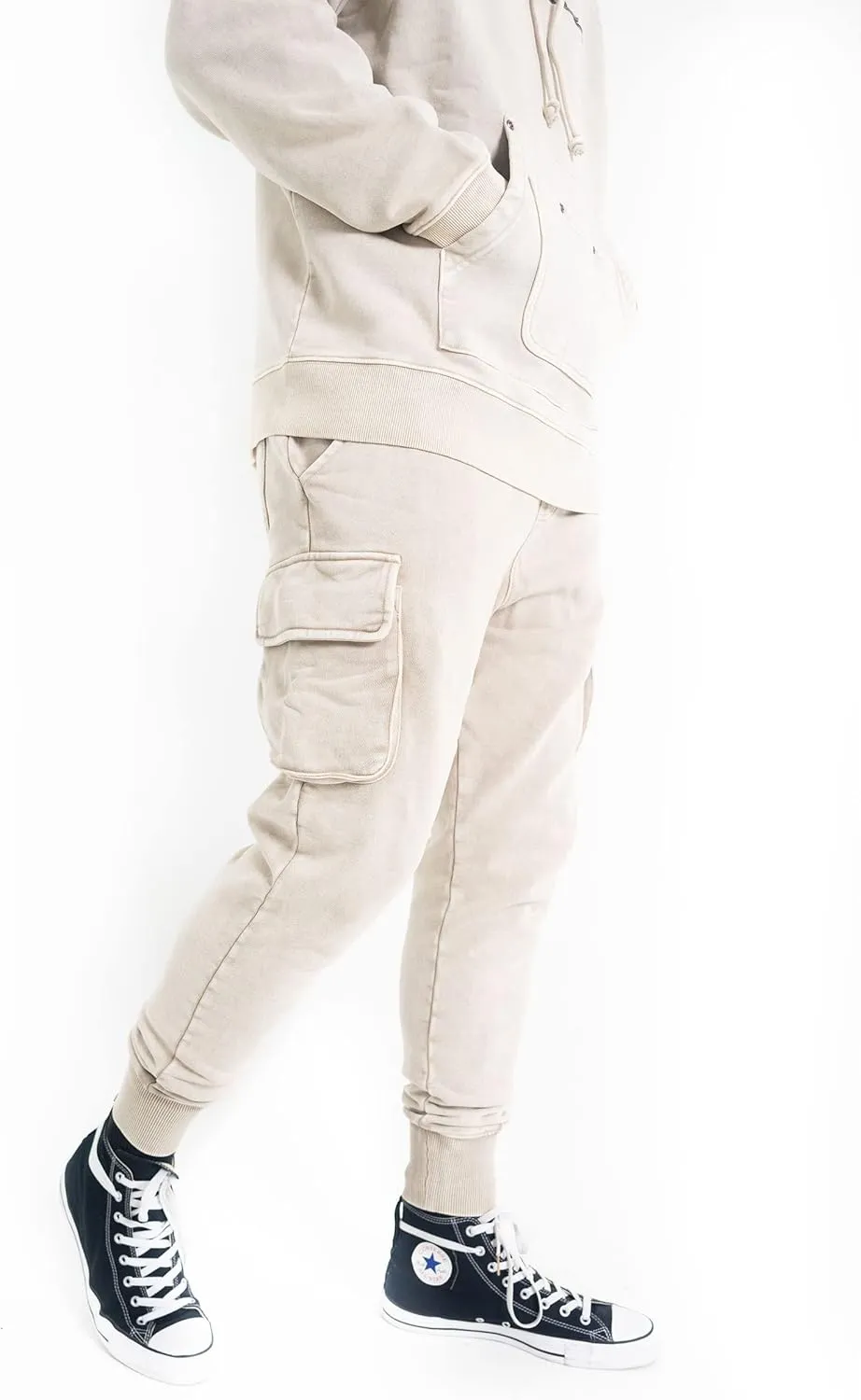 Fubu Men's Signature Washed Utility Jogger