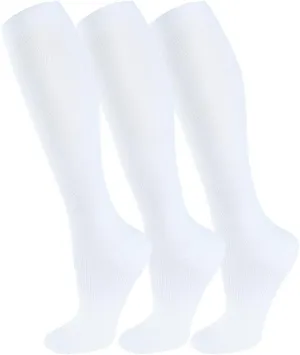 FuelMeFoot 3 Pack Copper Compression Socks - Compression Socks Women & Men Circulation - Best for Medical,Running,Athletic