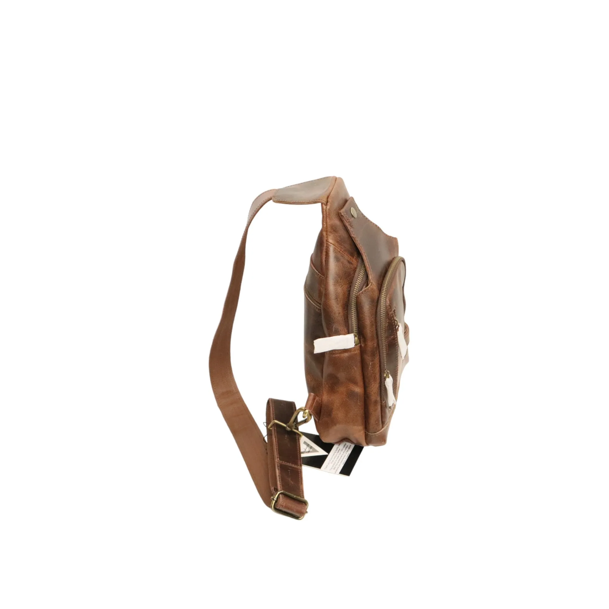 Full Grain Leather Sling Bag Crossbody Chestpack