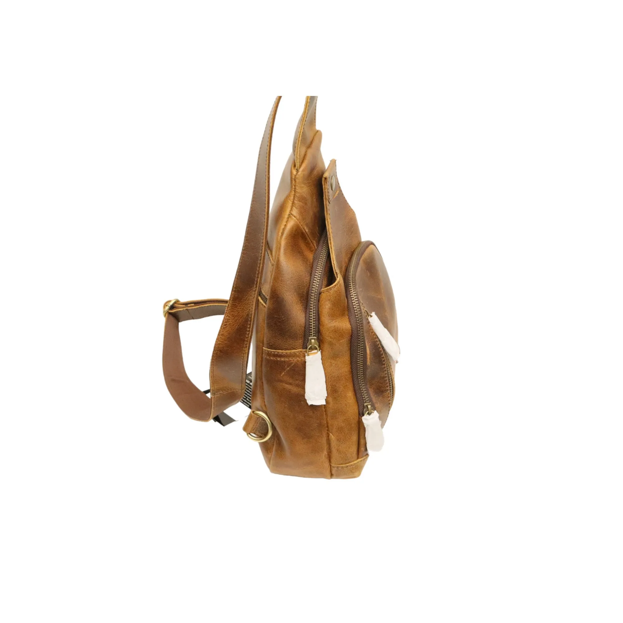 Full Grain Leather Sling Bag Crossbody Chestpack