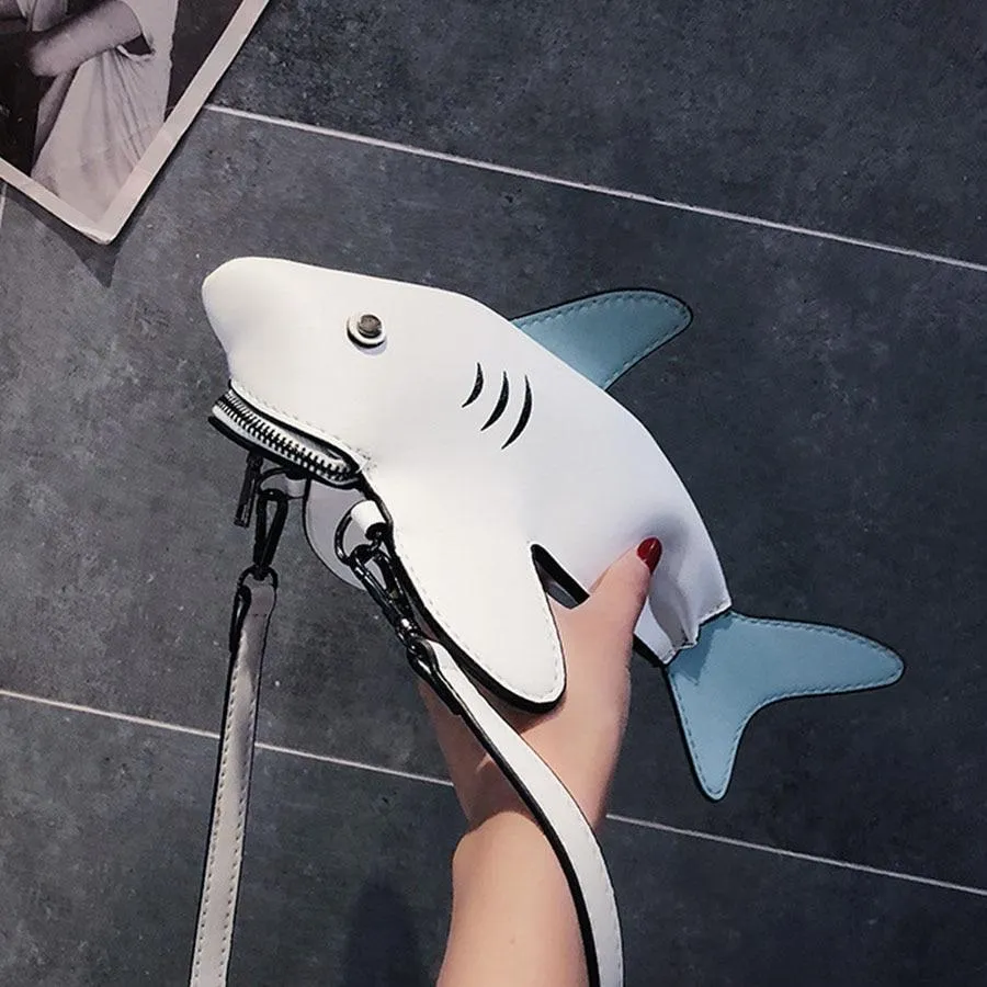 Funny Discounted coupons Only a few left Shark Women Shoulder Bags