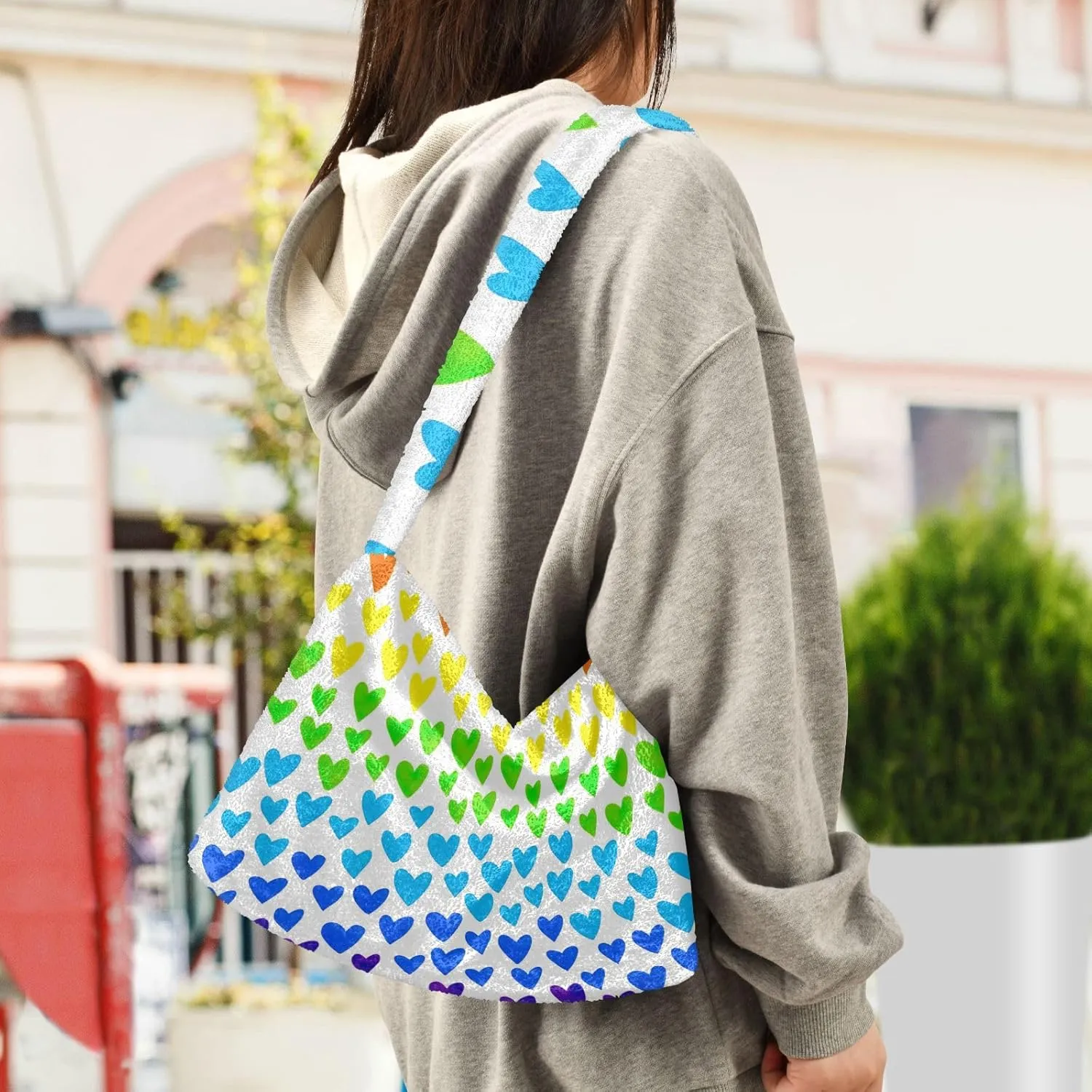 GAIGEO Strawberry Shoulder Handbags, Women Handbag, Purses for Women Shoulder Bag