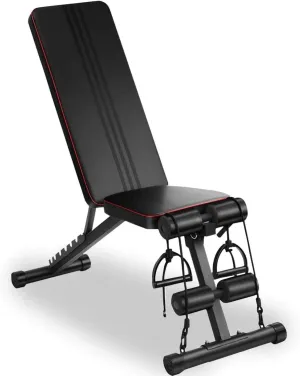 GaRcan Adjustable Workout Bench Weight Lifting Sit-Up,Multi-Use Exercise Bench Gym Bench,Foldable Weight Bench,For Home Gym Training,Max Load 150Kg