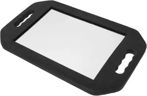Gatuida Ergonomic Handle Foam Square Mirror Makeup Decor Unbreakable Mirror for Girls Women Artists