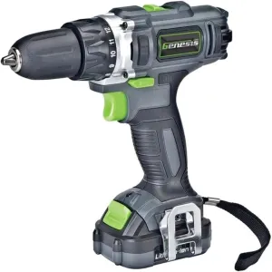 Genesis GLCD122P 12-Volt Cordless Li-Ion 2-Speed Drill/Driver