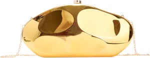 Geometric Acrylic Evening Clutch Purse for Women Metal Chains Unique Handbag for Wedding Party Prom