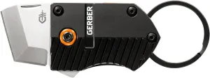 Gerber Gear Key Note Pocket Knife, 1" Plain Edge Box Cutter EDC Keychain Pocket Knife for Everyday Carry, Black