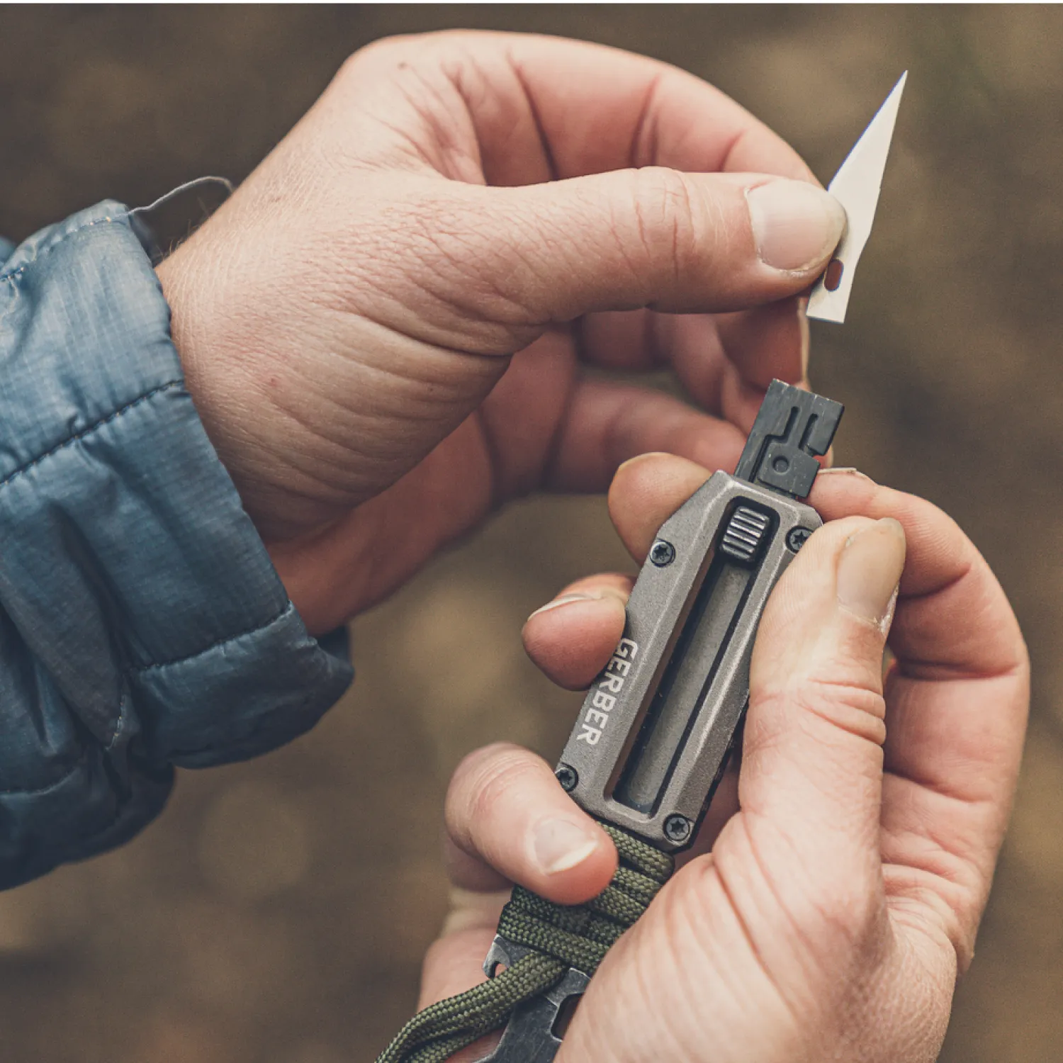 Gerber Prybrid X Pocket Multi-Tool (Silver/Blue)
