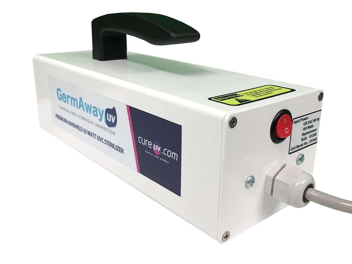 GermAwayUV Premier 35 Watt Handheld UVC Surface Sanitizer